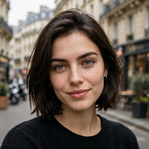 sample: French woman, mid 20s