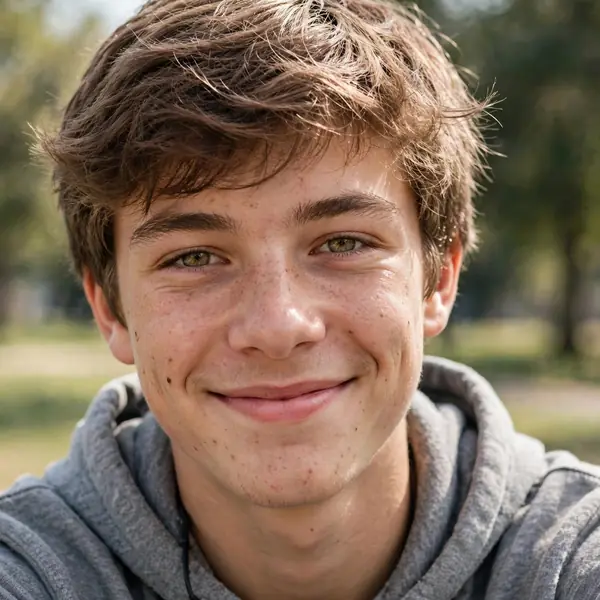 sample: American teenage boy